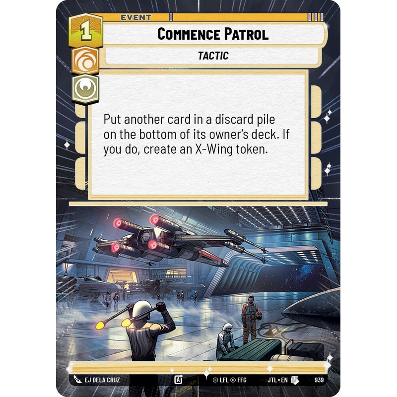 Commence Patrol (939) (Hyperspace Foil) (939) [Jump to Lightspeed]
