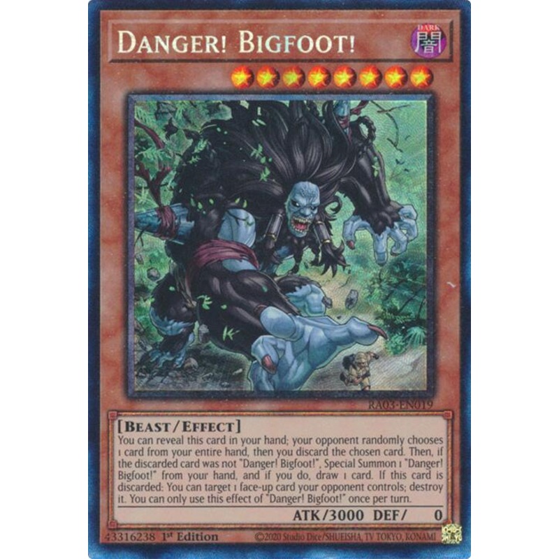 Danger! Bigfoot! (CR) [RA03-EN019] Prismatic Collector’s Rare