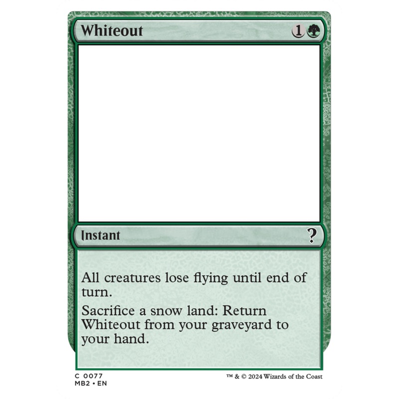 Whiteout [Mystery Booster 2]