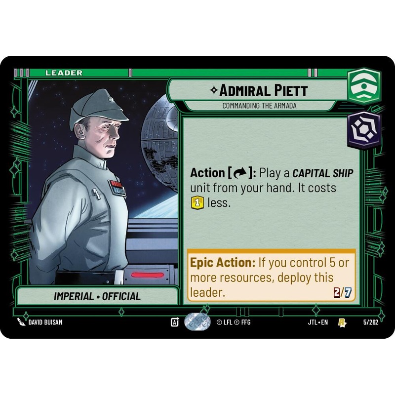 Admiral Piett – Commanding the Armada (005/262) (005/257) [Jump to Lightspeed]