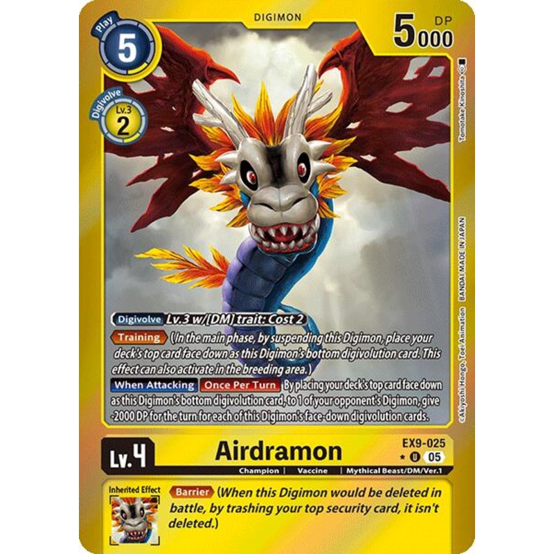 Airdramon [EX9-025] (Limited Foil) [Versus Monsters]