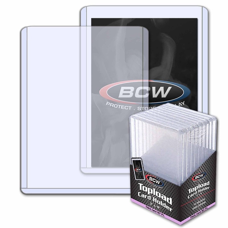 BCW Thick Card Topload Holder – 197 pt.