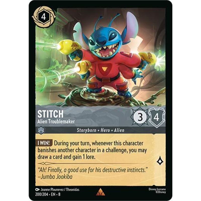 Stitch – Alien Troublemaker (200/204) [Reign of Jafar]