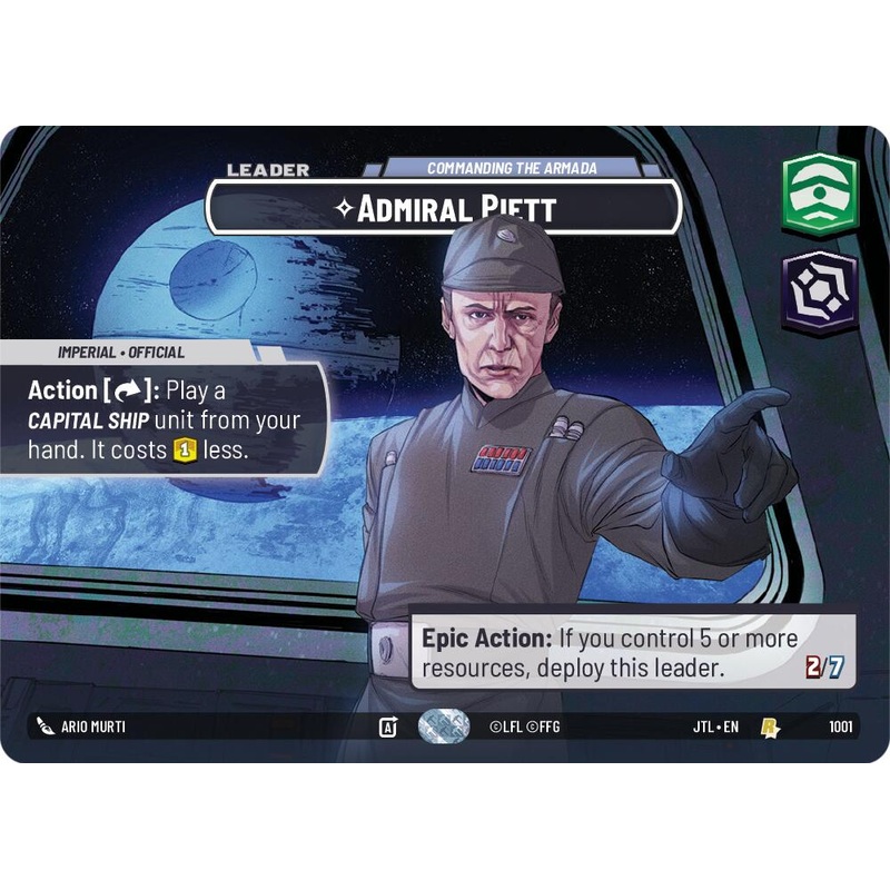 Admiral Piett – Commanding the Armada (1001) (Showcase) (1001) [Jump to Lightspeed]