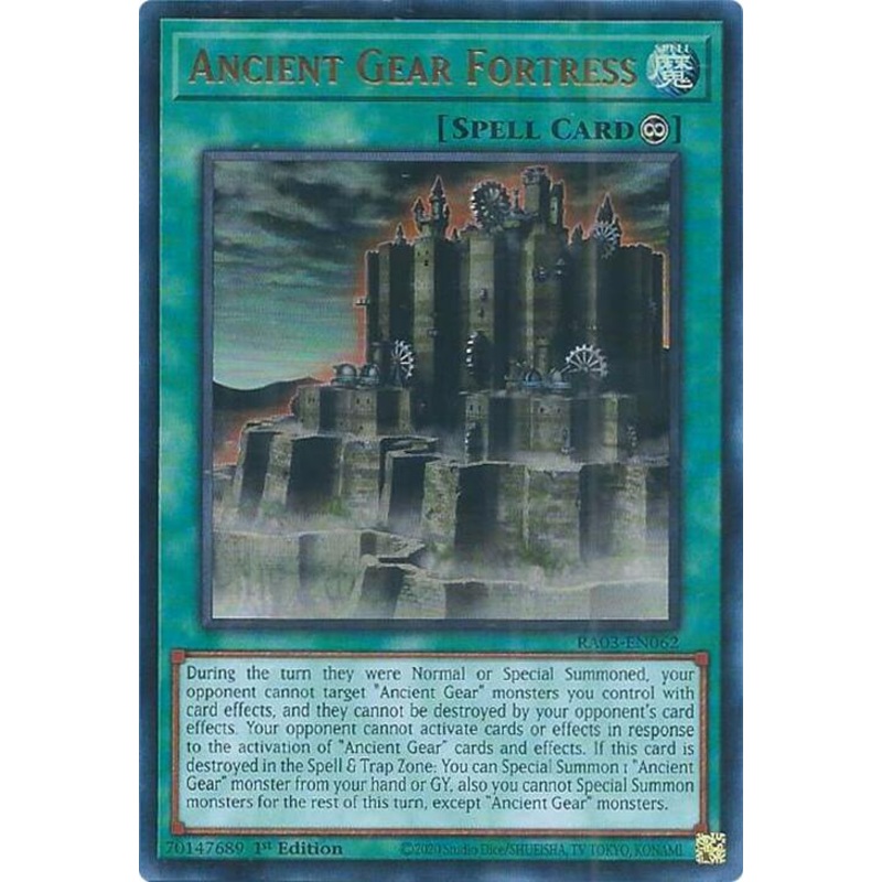 Ancient Gear Fortress (UR) [RA03-EN062] Ultra Rare