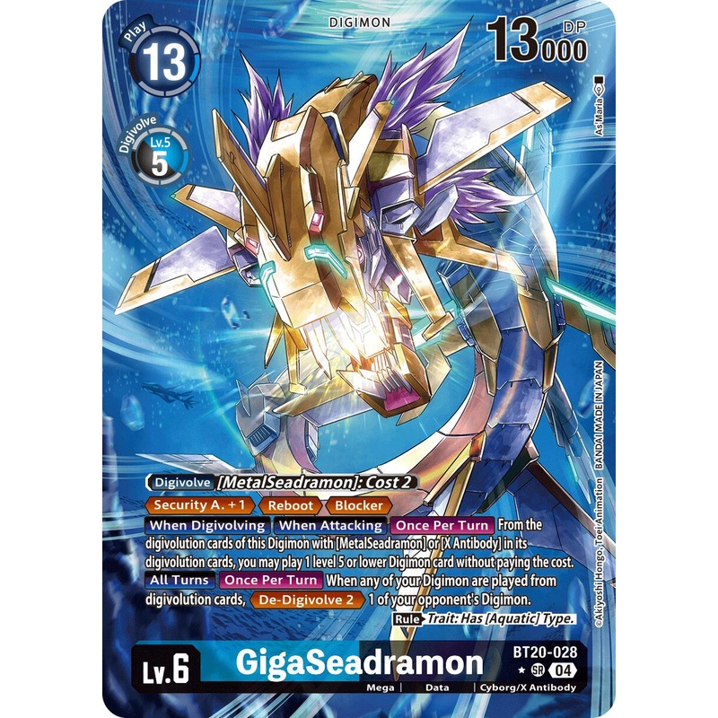 GigaSeadramon [BT20-028] (Alternate Art) [Release Special Booster Ver.2.5]