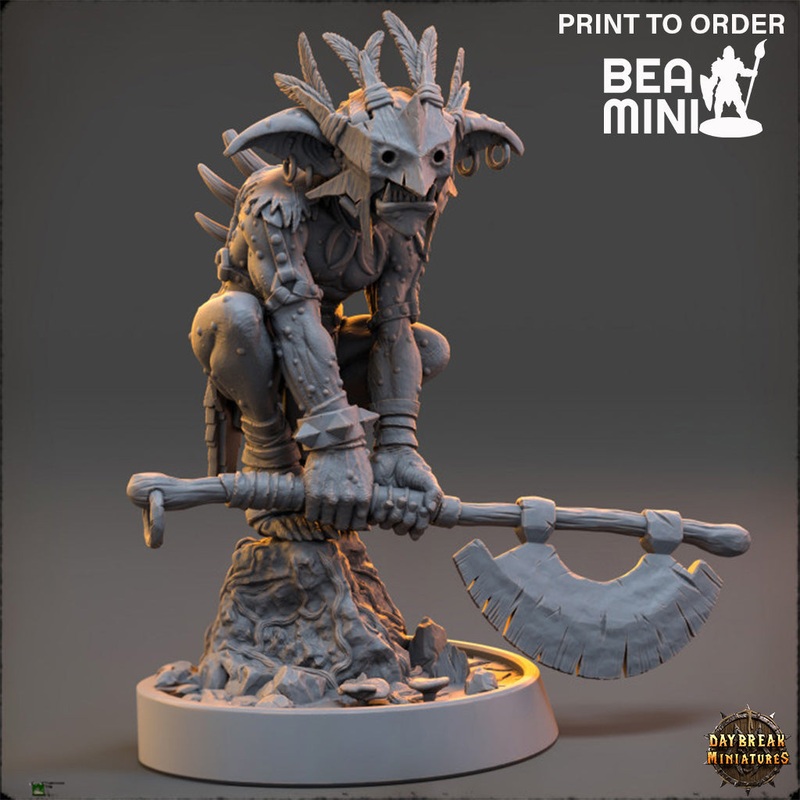 Roop da Tredzle – Goblins da Tredzle | BeaMini Print to Order Miniatures