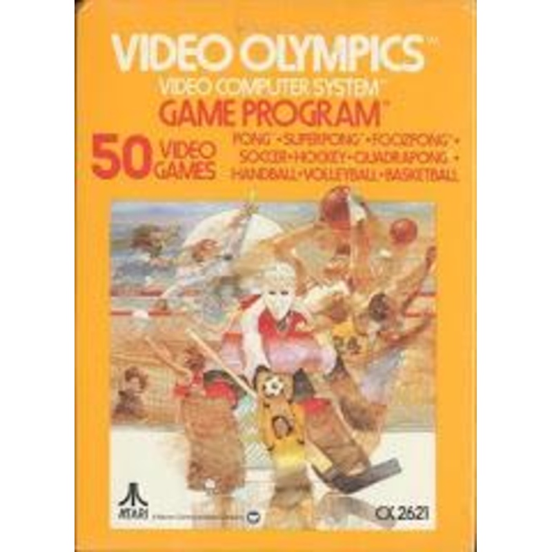 Video Olympics [Text Label] – Atari 2600