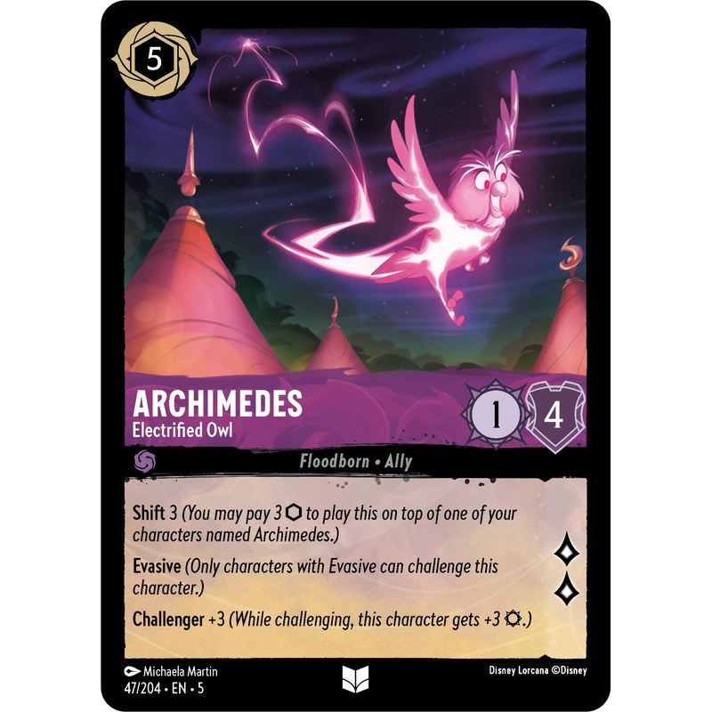 Archimedes – Electrified Owl (47/204) [Shimmering Skies]