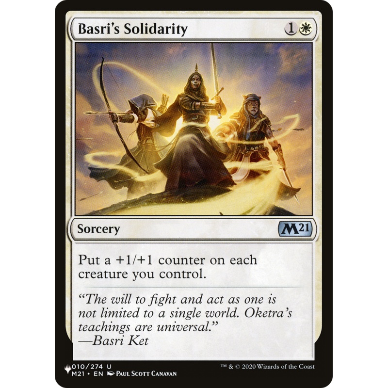 Basri’s Solidarity [The List]