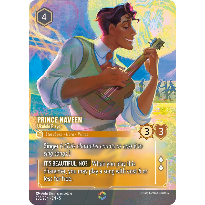 Prince Naveen – Ukulele Player (Enchanted) (205/204) [Shimmering Skies]