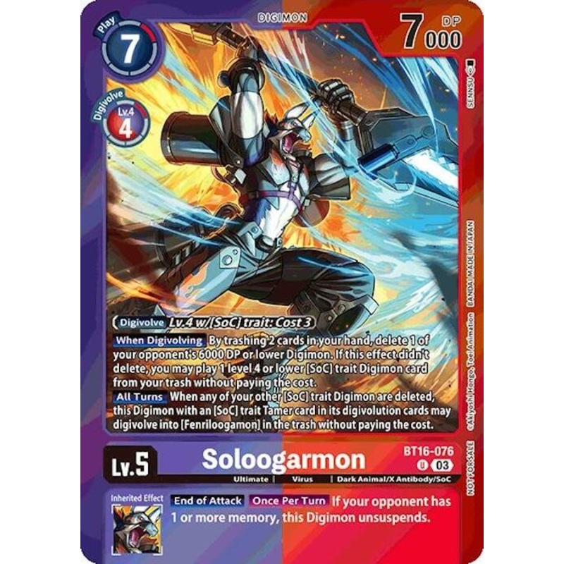 Soloogarmon [BT16-076] (Event Pack 7) [Beginning Observer]