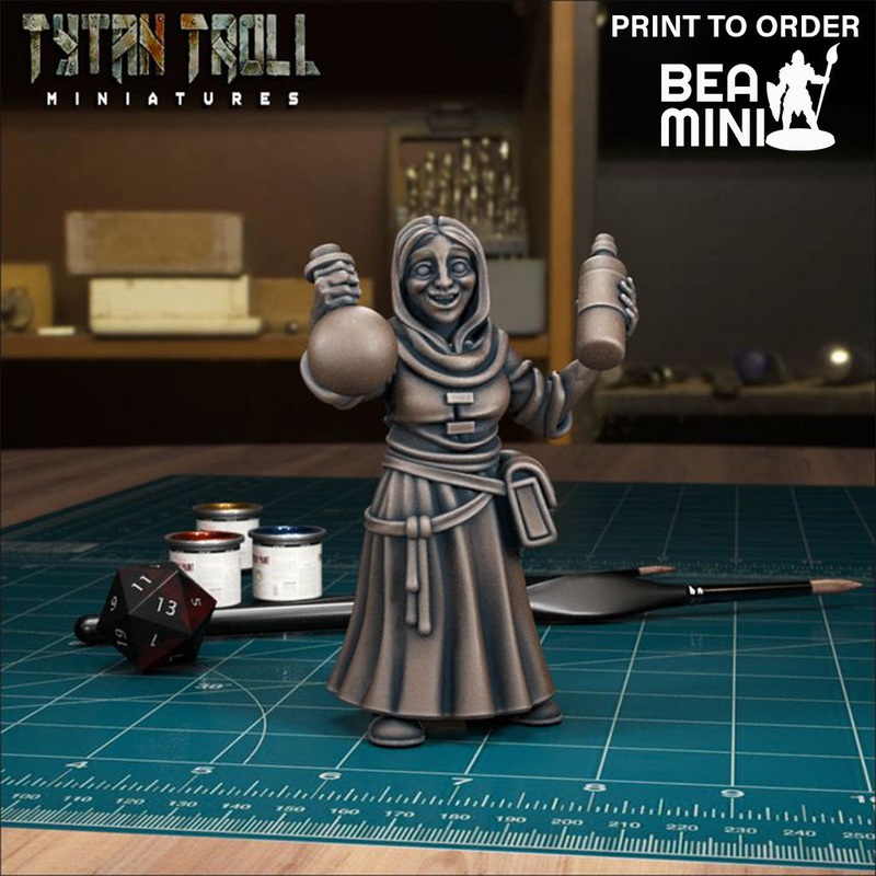 Curse of Strahd – Bethel | BeaMini Print to Order Miniatures