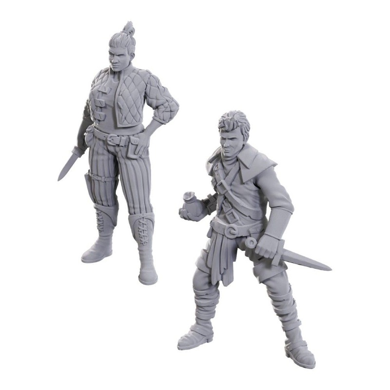 Cutpurses (Male & Female) – Nolzur’s Marvelous Unpainted Miniatures