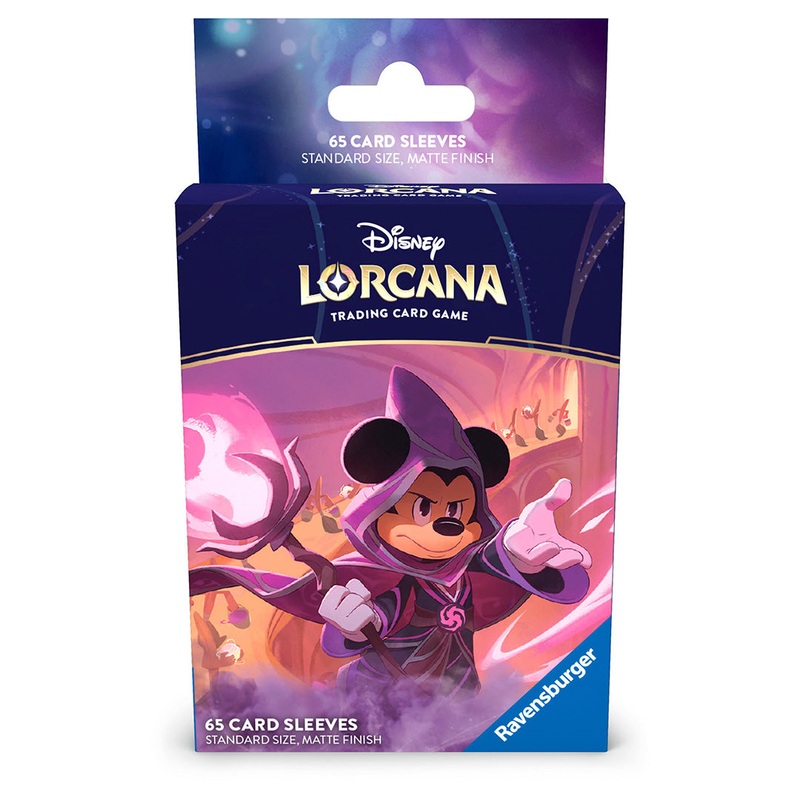 Disney Lorcana: Card Sleeves (Mickey Mouse, Wayward Sorcerer / 65-Pack)