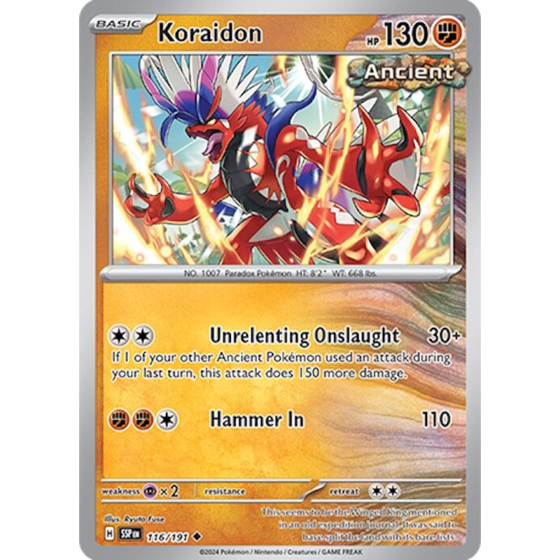 Koraidon (116/191) [Scarlet & Violet: Surging Sparks]