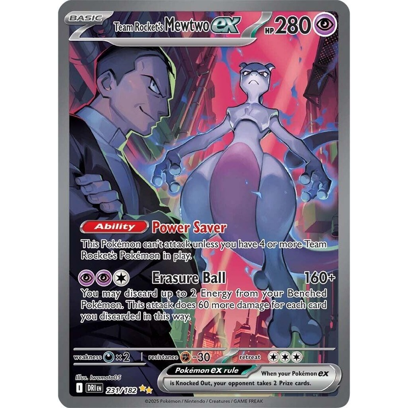 Team Rocket’s Mewtwo ex (231/182) [Scarlet & Violet: Destined Rivals]