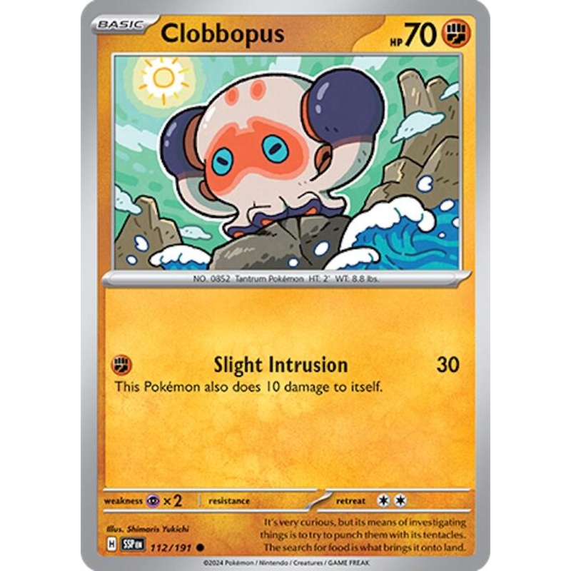 Clobbopus (112/191) [Scarlet & Violet: Surging Sparks]