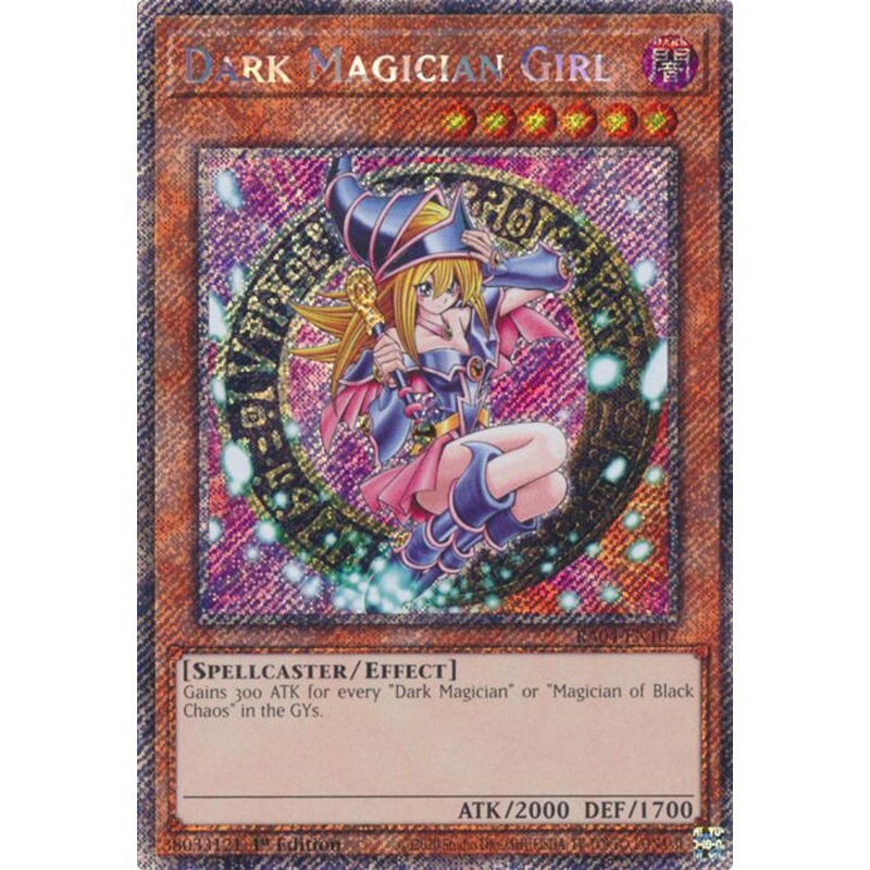Dark Magician Girl (3rd Art) [RA04-EN107] Platinum Secret Rare