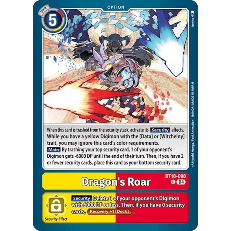 Dragon’s Roar [BT18-098] [Release Special Booster Ver.2.0]