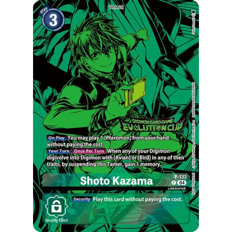 Shoto Kazama [P-133] (2024 Evolution Cup) [Promotional Cards]