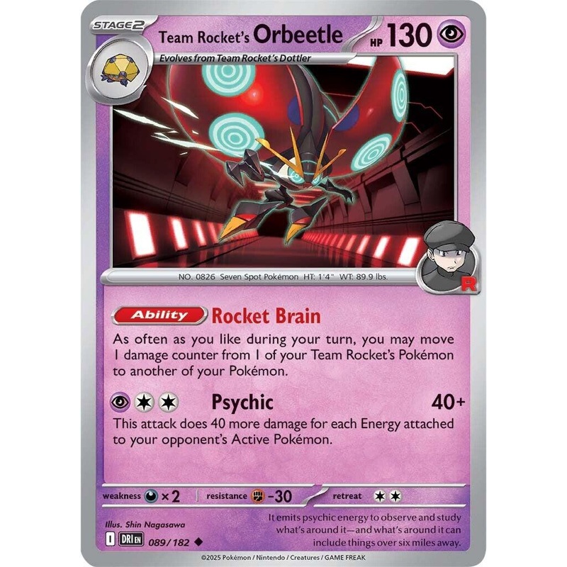 Team Rocket’s Orbeetle (089/182) [Scarlet & Violet: Destined Rivals]