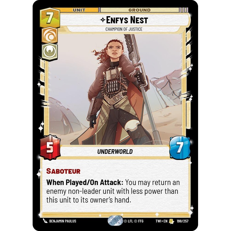 Enfys Nest – Champion of Justice (198/257) [Twilight of the Republic]