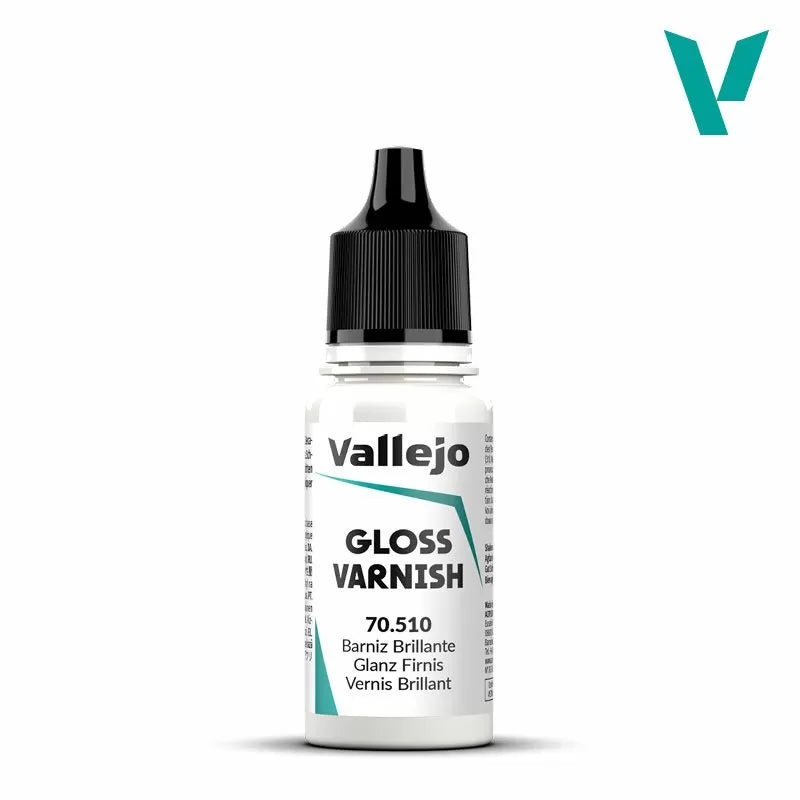 Vallejo – Auxiliaries – Permanent Gloss Varnish (Single Bottle 18ml)