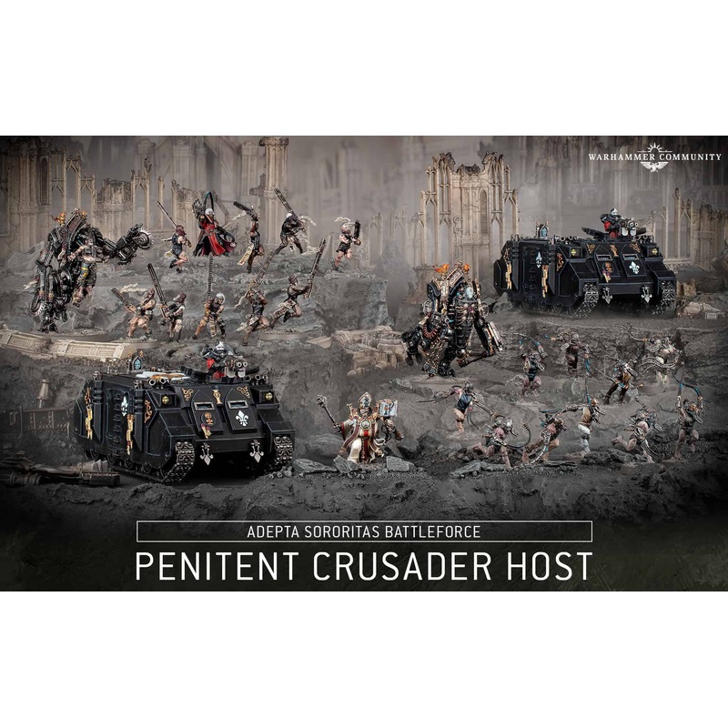 Warhammer 40k: Adepta Sororitas Penitent Crusader Force – Battleforce Box Set (PRE-ORDER)