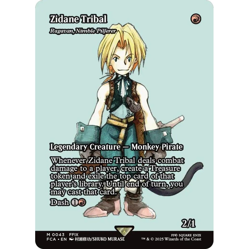 Zidane Tribal – Ragavan, Nimble Pilferer (Showcase) [FINAL FANTASY : Through the Ages]