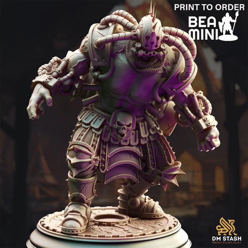Chemically Enhanced Abomination – Muscles | BeaMini Print to Order Miniatures