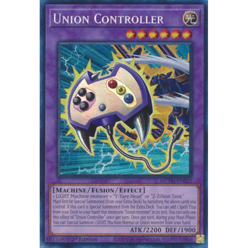 Union Controller (Collector’s Rare) [MZTM-EN022] Collector’s Rare