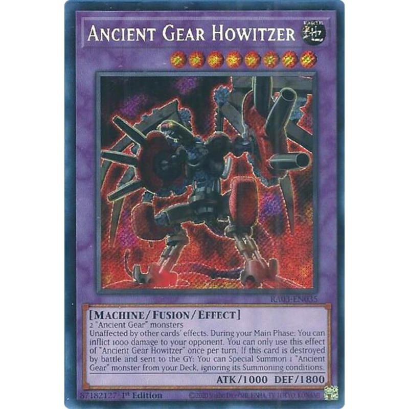 Ancient Gear Howitzer (Secret Rare) [RA03-EN035] Secret Rare