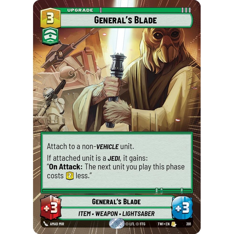 General’s Blade (Hyperspace) (391) [Twilight of the Republic]