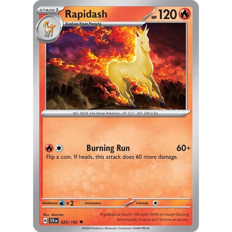 Rapidash (020/142) [Scarlet & Violet: Stellar Crown]