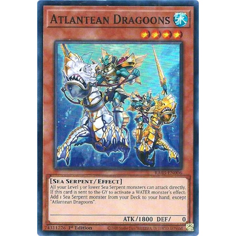 Atlantean Dragoons [RA03-EN006] Super Rare