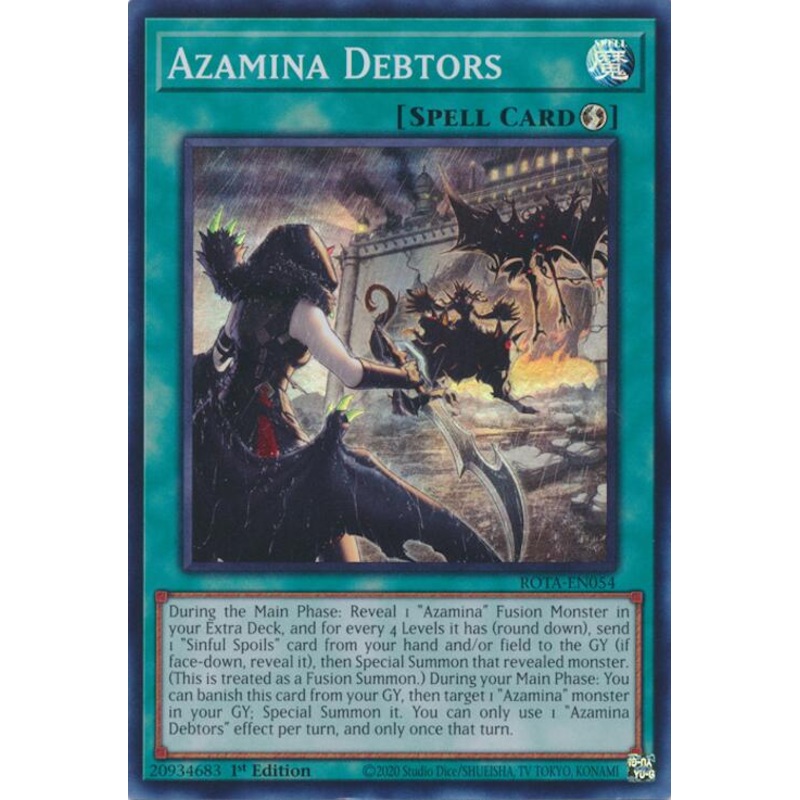 Azamina Debtors [ROTA-EN054] Super Rare