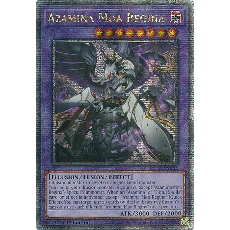 Azamina Moa Regina (Quarter Century Secret Rare) [ROTA-EN033] Quarter Century Secret Rare
