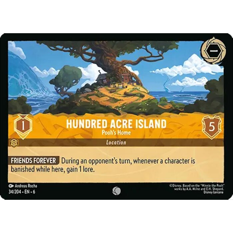 Hundred Acre Island – Pooh’s Home (34/204) [Azurite Sea]
