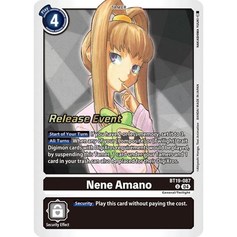 Nene Amano [BT19-087] [Release Special Booster Ver.2.0 Promos]