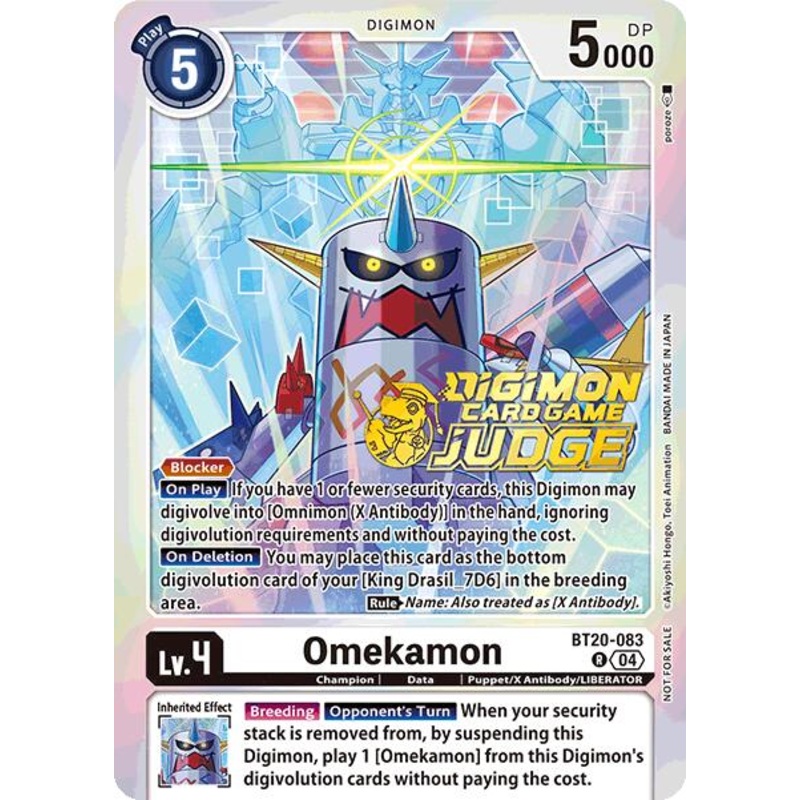 Omekamon [BT20-083] (Judge Pack 2025 Wave 1) [Release Special Booster Ver.2.5 Promos]