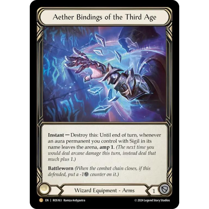 Aether Bindings of the Third Age [ROS163] (Rosetta)  Rainbow Foil