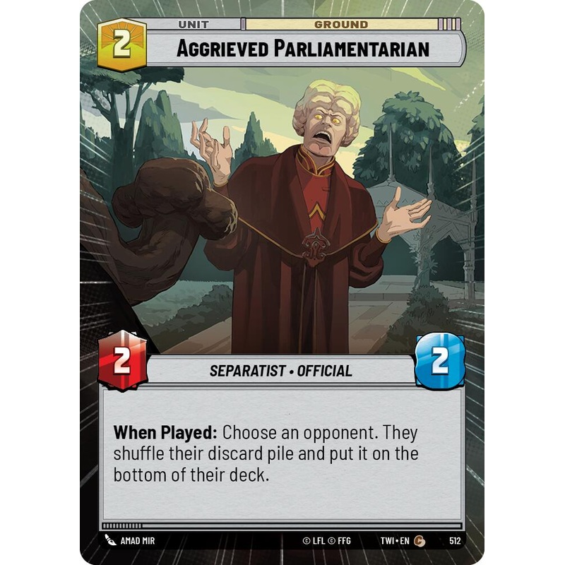 Aggrieved Parliamentarian (Hyperspace) (512) [Twilight of the Republic]