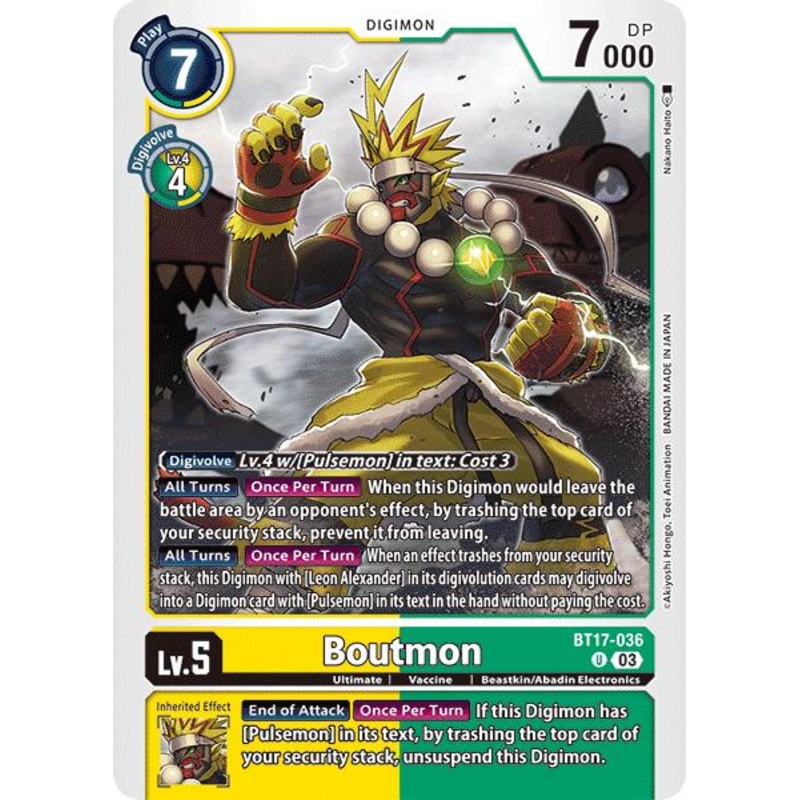 Boutmon [BT17-036] [Secret Crisis]