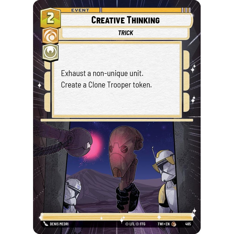 Creative Thinking (Hyperspace) (465) [Twilight of the Republic]