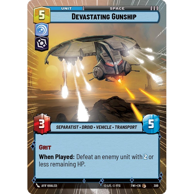 Devastating Gunship (Hyperspace) (309) [Twilight of the Republic]