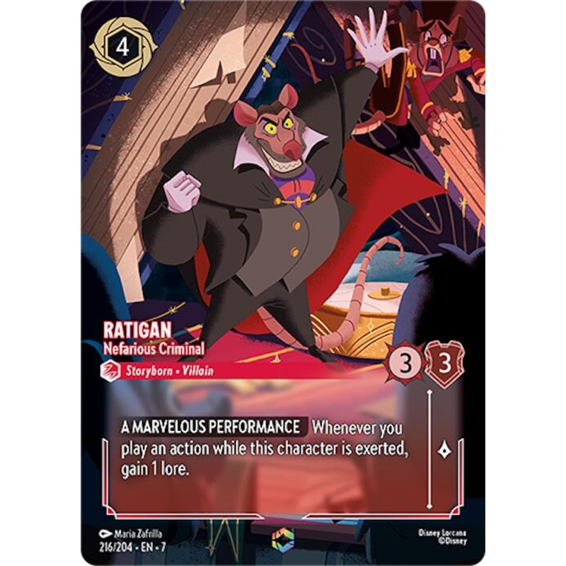 Ratigan – Nefarious Criminal (Enchanted) (216/204) [Archazia’s Island]