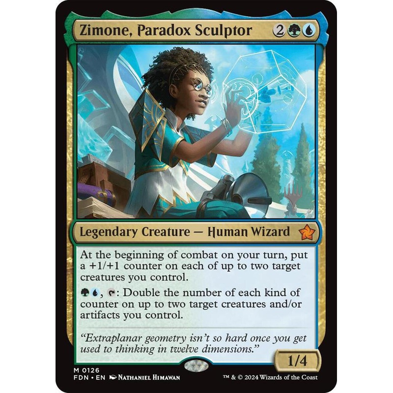 Zimone, Paradox Sculptor [Tarkir: Dragonstorm Promos]