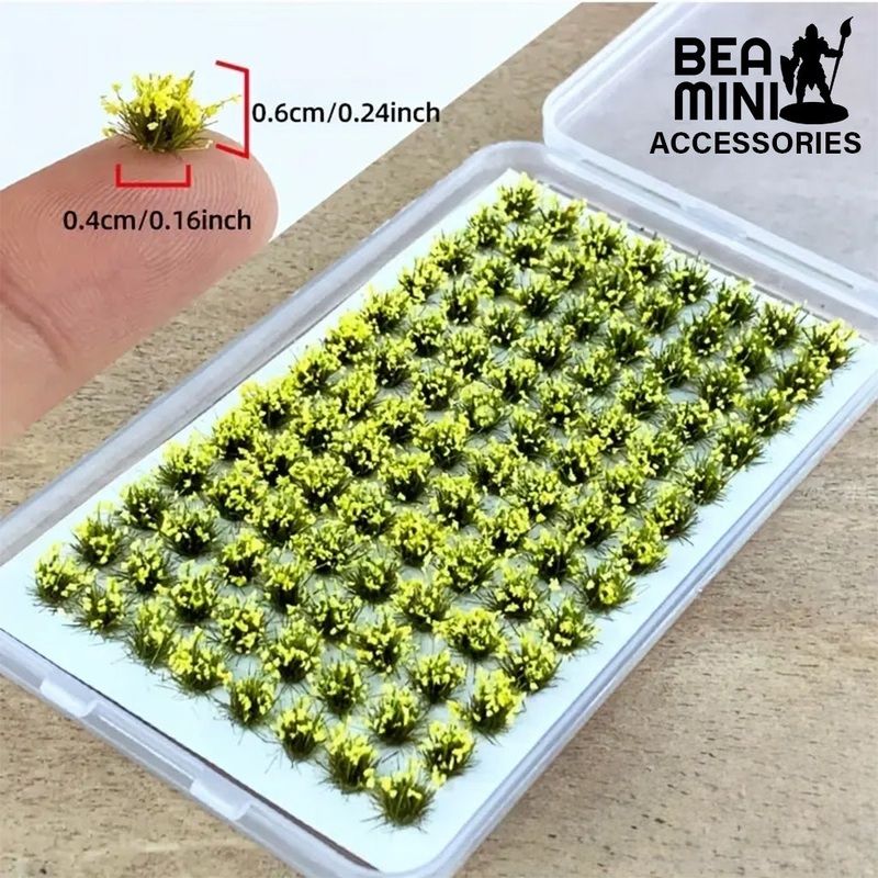 Bea Mini Basing Tufts – Yellow Flowers 104Tuft Pack