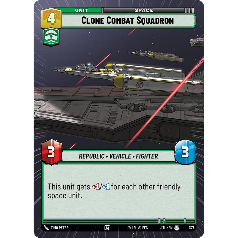 Clone Combat Squadron (377) (Hyperspace) (377) [Jump to Lightspeed]